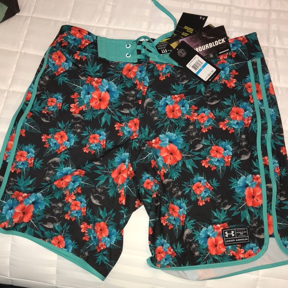 under armor men's swim trunks